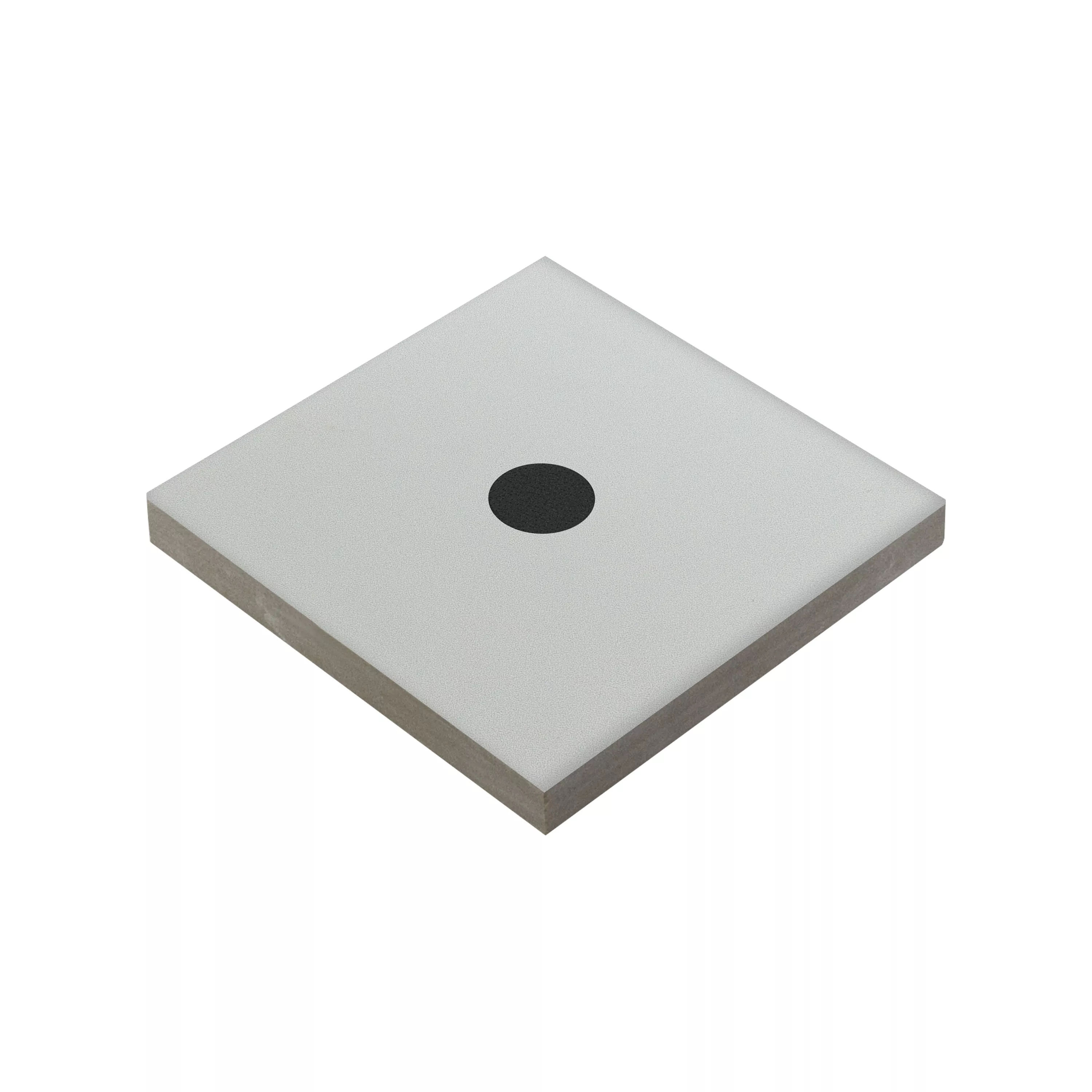 Gres Porculanske Pločice Pločice Genexia Crna Bijela Decor 3 Element Mozaika 4,6x4,6cm